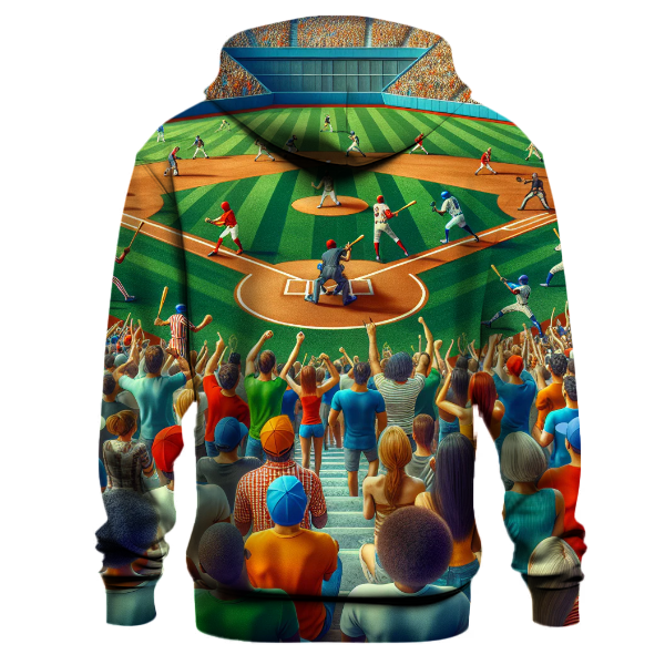 Baseball Game Day Pride Hoodie