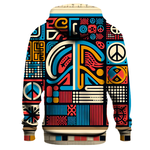 Pop Culture Patchwork Hoodie