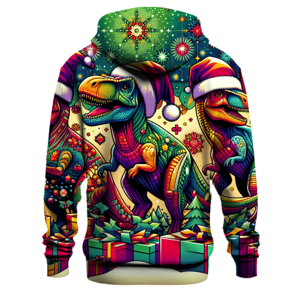 Holiday Dinosaur Party Hoodie