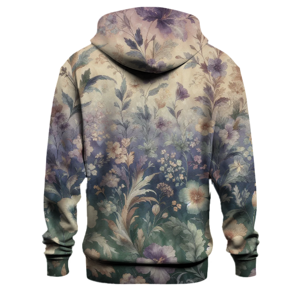 Floral Twilight Garden Hoodie