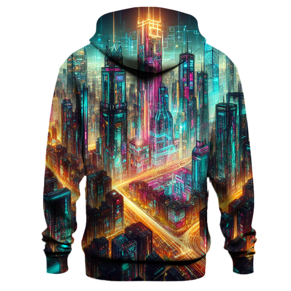 Futuristic Cyberpunk Vibes Hoodie