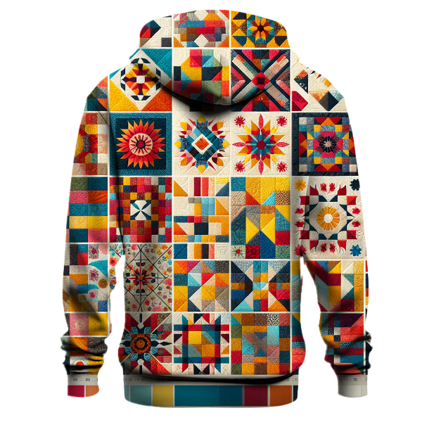 Colorful Patchwork Love Hoodie