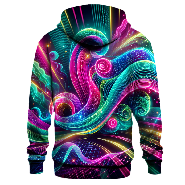 Neon Roller Wave Hoodie
