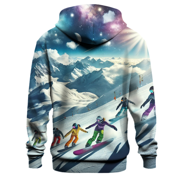Snowboarding High Peaks Hoodie