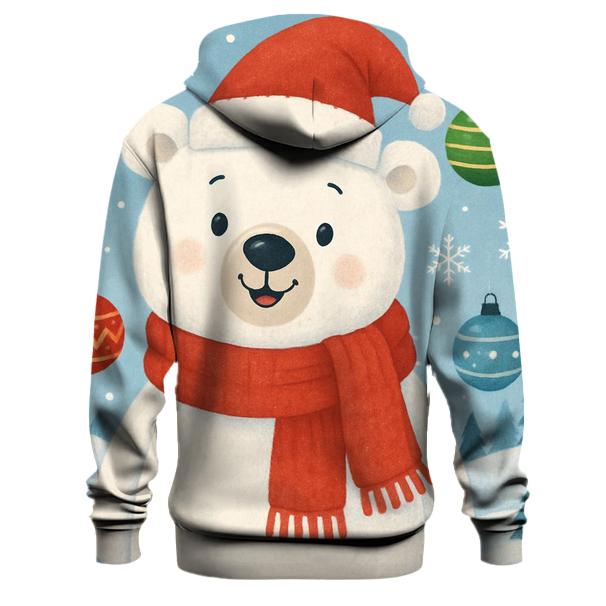 Cute Polar Bear Christmas Hoodie