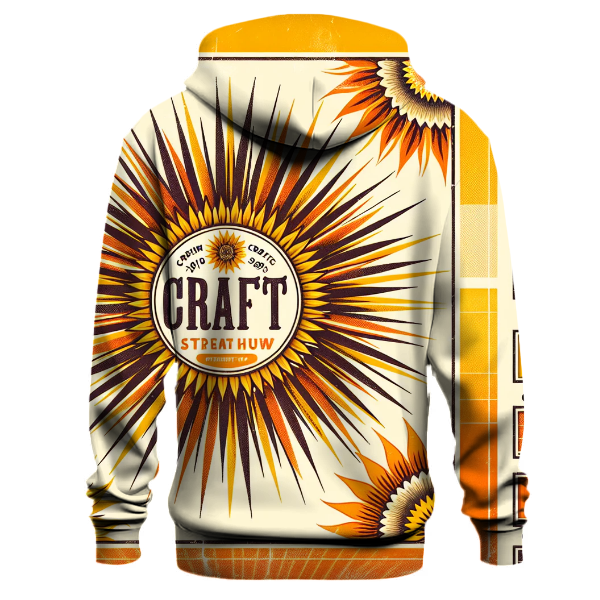 Sunshine Retro Lines Hoodie