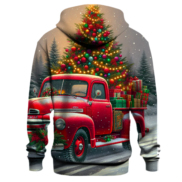 Merry Little Christmas Truck Hoodie