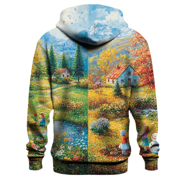 The Embrace of Seasons A Mothers Everlasting Love Hoodie
