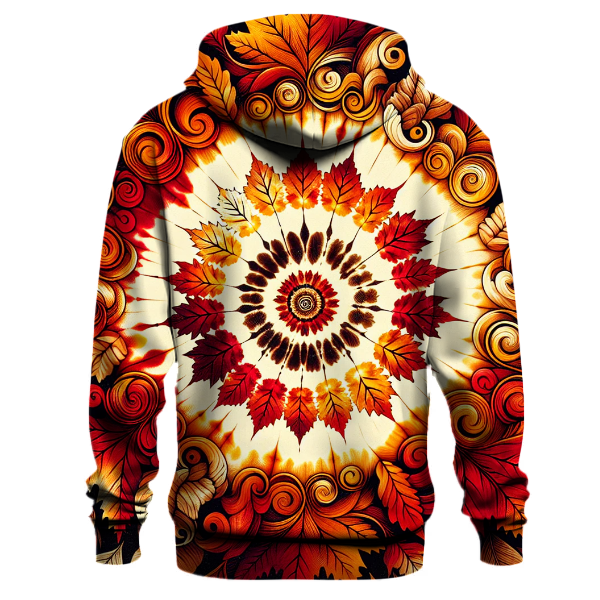 Autumn Harvest Tie-dye Hoodie