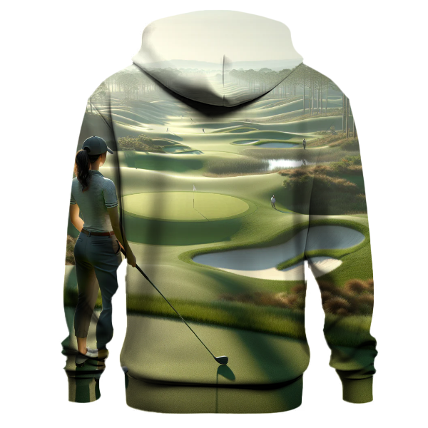 Golf Green Serenity Hoodie