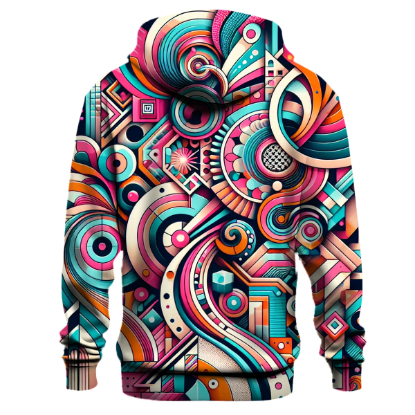 Funky Retro Swirl Hoodie