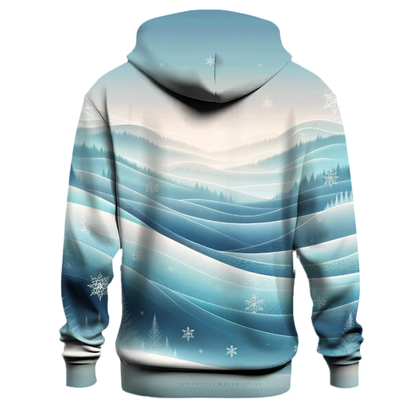 Snowy Winter Gradient Hoodie