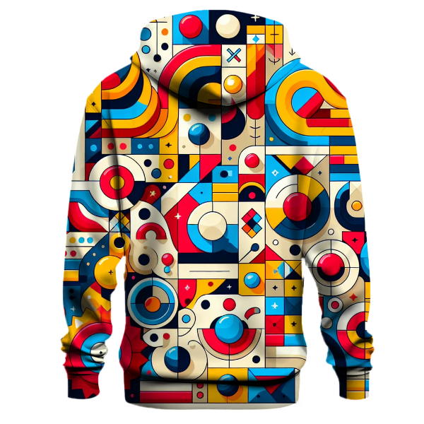 Charming Geometric Shapes Hoodie