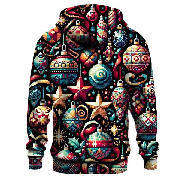 Festive Tree Ornament Bonanza Design Hoodie
