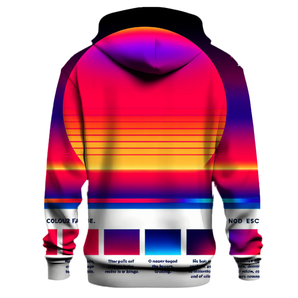 Electric Sunset Fade Hoodie
