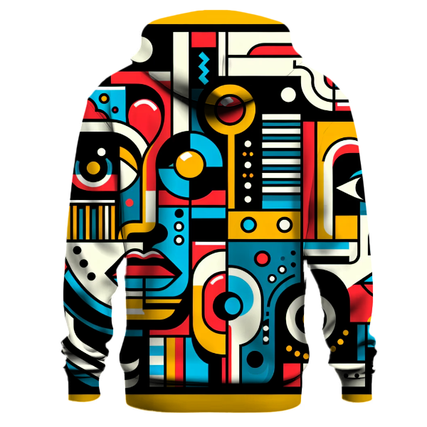 Retro Pop Expression Hoodie