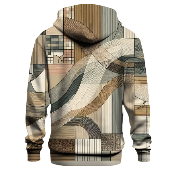 Vintage Abstract Lines Hoodie