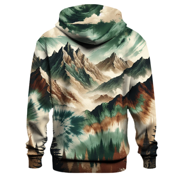 Majestic Mountains Tie-dye Hoodie