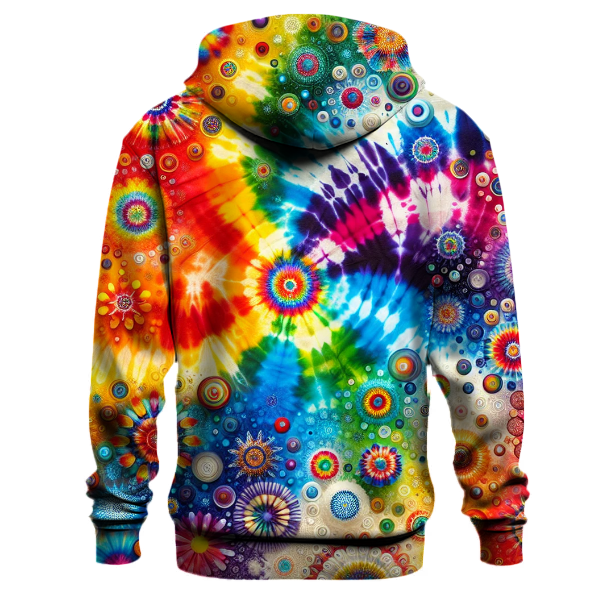 Rainbow Oasis Tie-Dye Hoodie