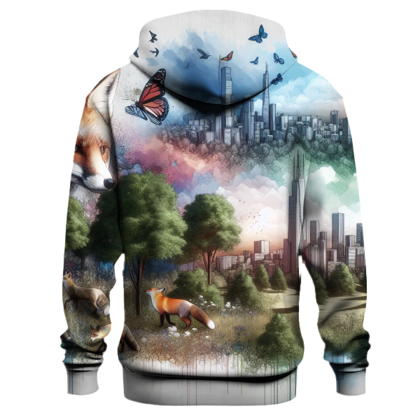 Chic Urban Wildlife Hoodie