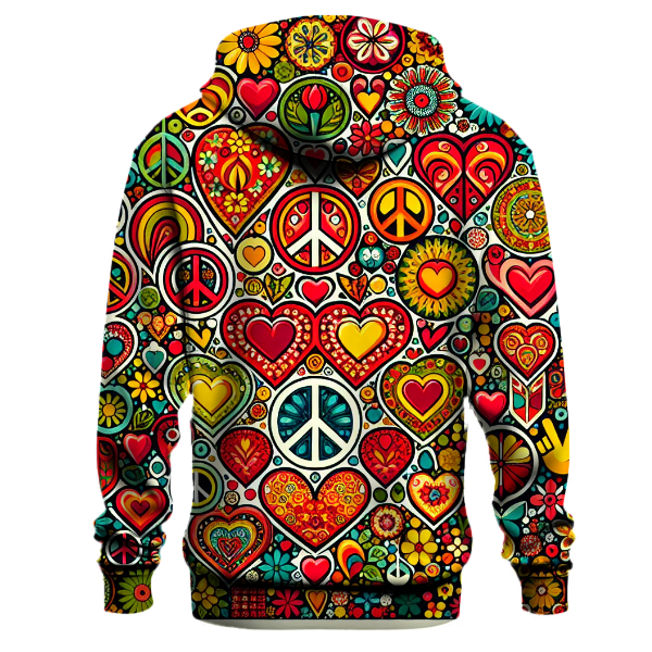 Bold Peace Patterns Hoodie
