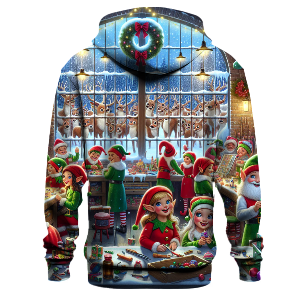 North Pole Workshop Shenanigans Hoodie