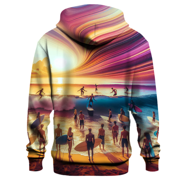 Surfing Sunset Escape Hoodie