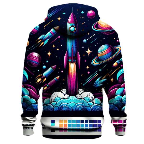 Funky Space Journey Hoodie