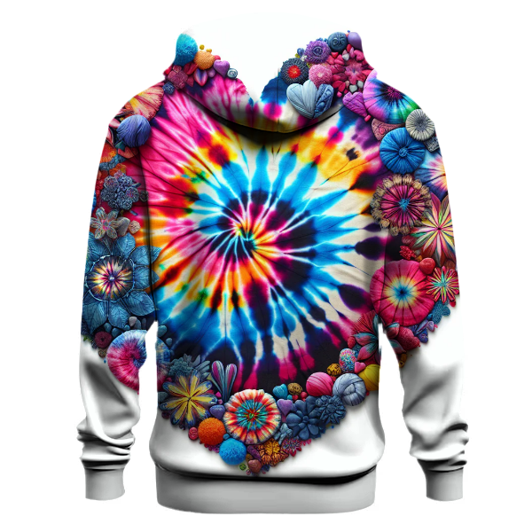 Colorful Tie Dye Love Hoodie