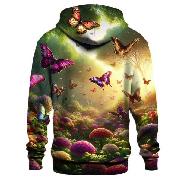 Elegant Butterfly Garden Hoodie