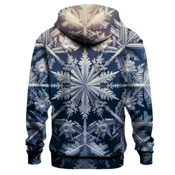 Glistening Ice Crystal Elegance Hoodie