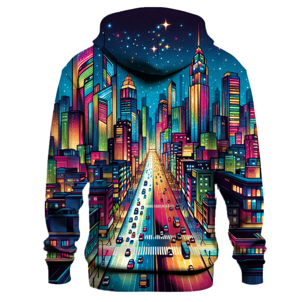 Energetic Cityscape Hoodie