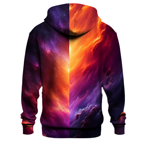 Fiery Galaxy Fade Hoodie