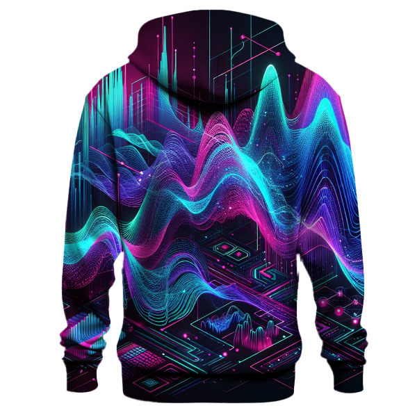 Synthwave Waves Hoodie