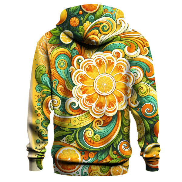 Citrus Twist Delight Hoodie
