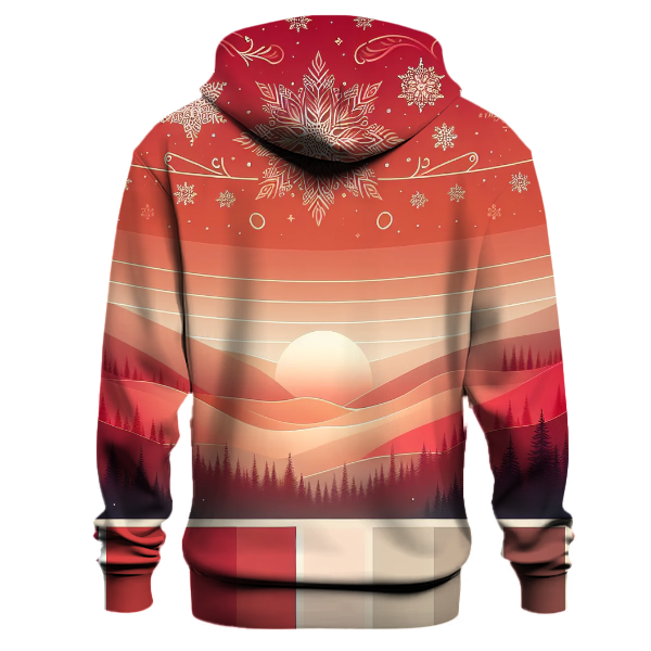 Mystical Winter Sunset Hoodie