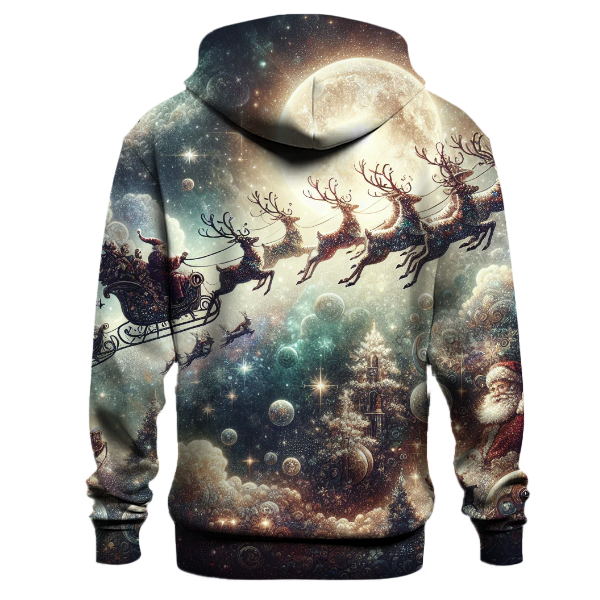 Starlit Santa's Sleigh Hoodie