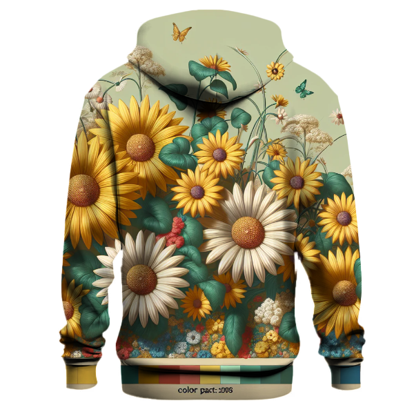Classic Floral Grooves Hoodie