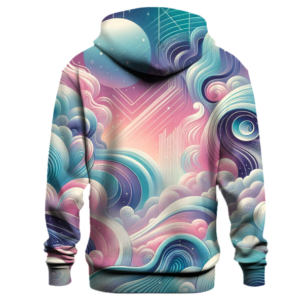 Cosmic 80s Waves Hoodie