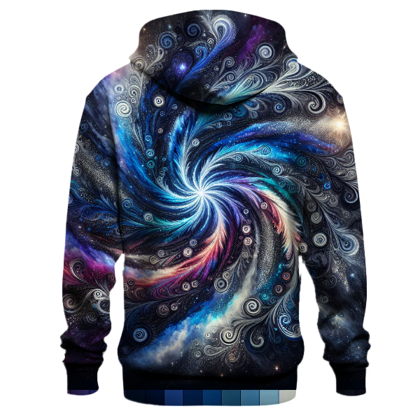 Starlight Vortex Tie-Dye Design Hoodie