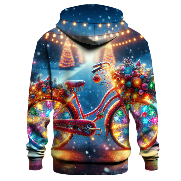 Christmas Lights Bicycle Hoodie