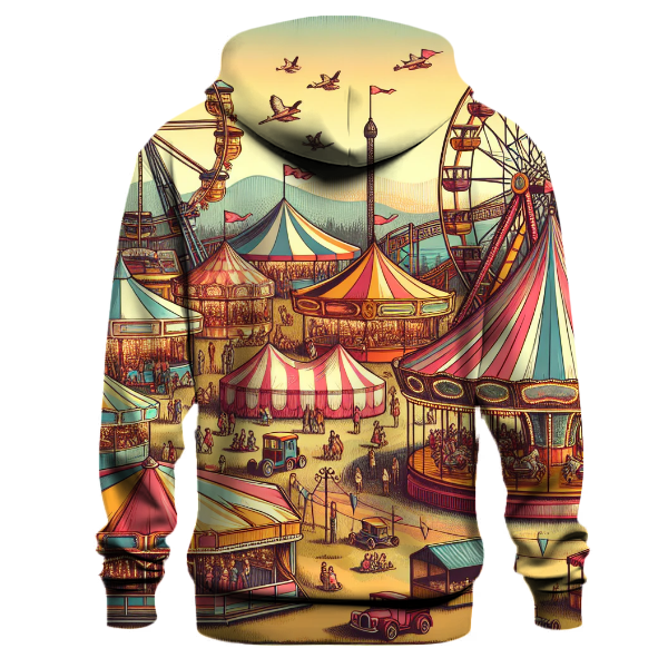 Retro Carnival Spectacle Hoodie