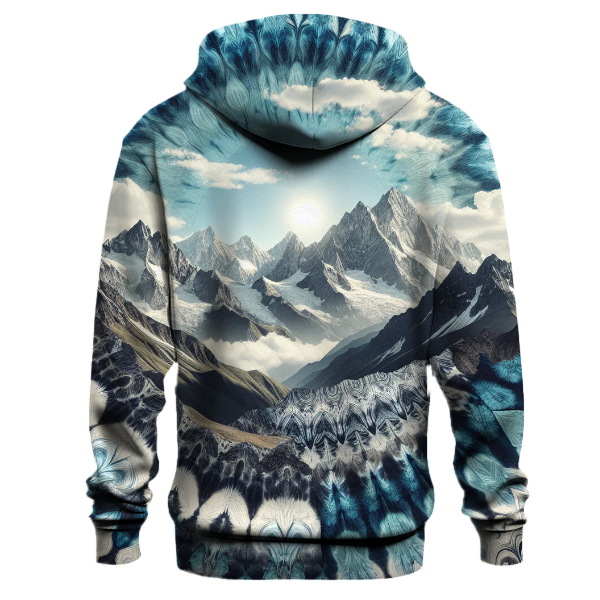 Mountain Peak Tie-dye Hoodie