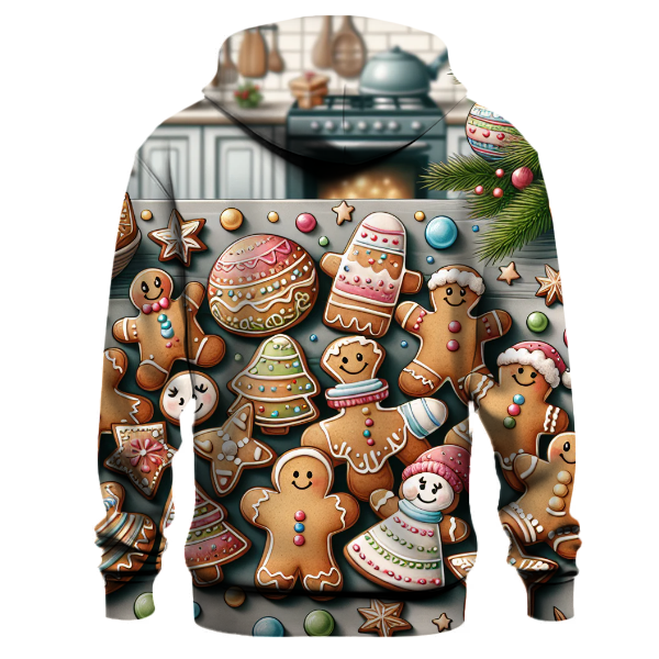 Festive Gingerbread Cookie Crew Hoodie
