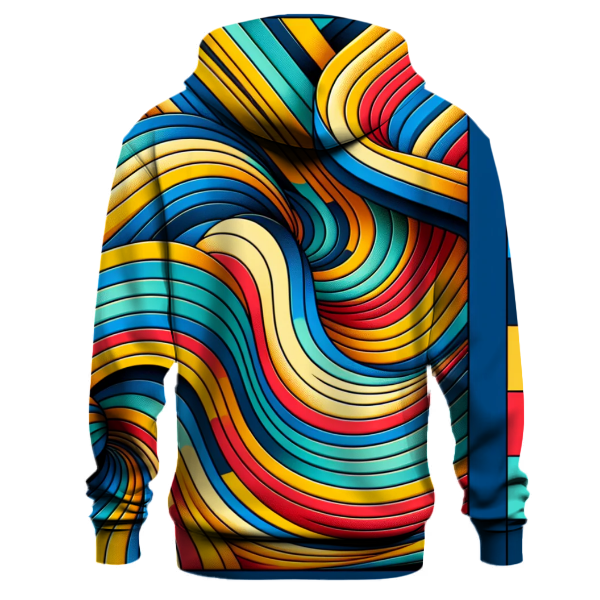 Retro Wave Stripes Hoodie