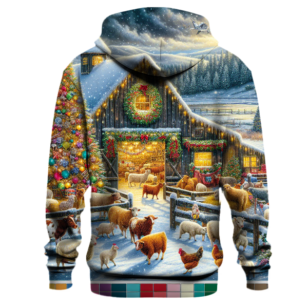 Festive Farmyard Celebration Hoodie