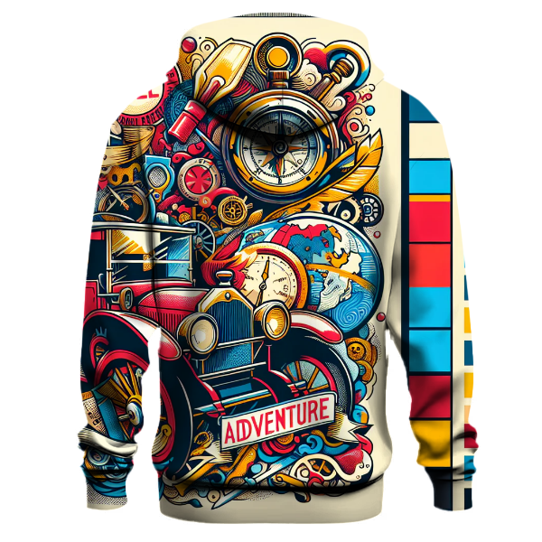 Retro Adventure Map Hoodie