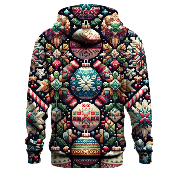 Joyful Christmas Ornament Fiesta Design Hoodie