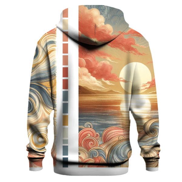 Coastal Sunset Reflections Hoodie