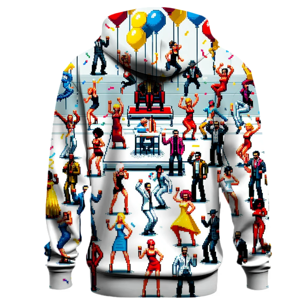 Pixel Art Party Hoodie